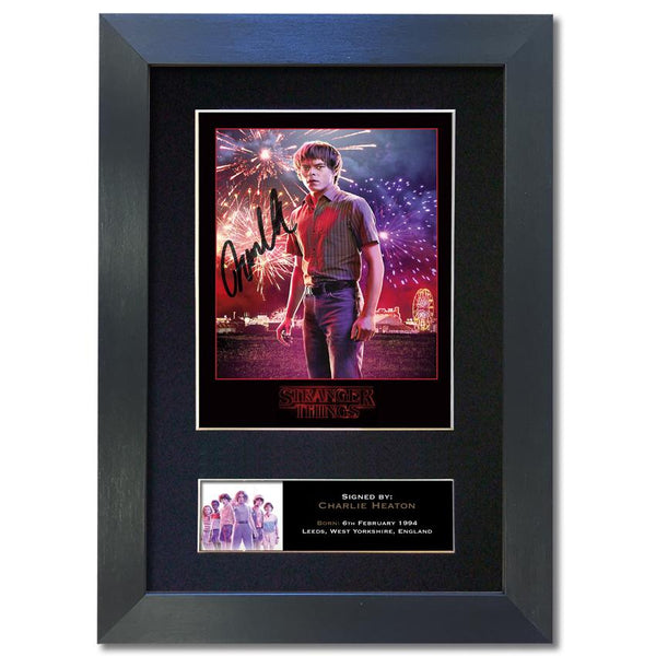 STRANGER THINGS Charlie Heaton Autograph Mounted Signed Photo RePrint #826