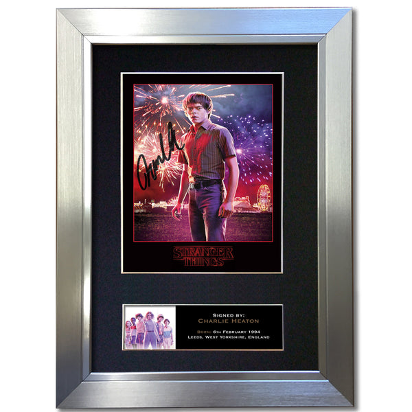 STRANGER THINGS Charlie Heaton Autograph Mounted Signed Photo RePrint #826