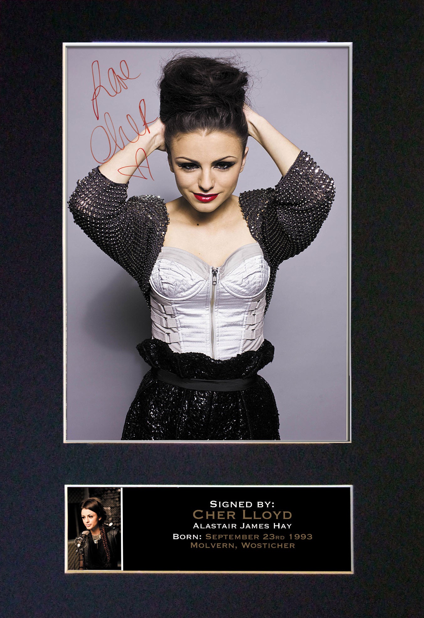 CHER LLOYD Mounted Signed Photo Reproduction Autograph Print A4 220