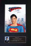 CHRISTOPHER REEVE superman Autograph Mounted Photo Reproduction PRINT A4 373