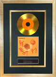 #83 Coldplay - Yellow GOLD DISC Cd Album Signed Autograph Mounted Print