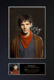 COLIN MORGAN Mounted Signed Photo Reproduction Autograph Print A4 334