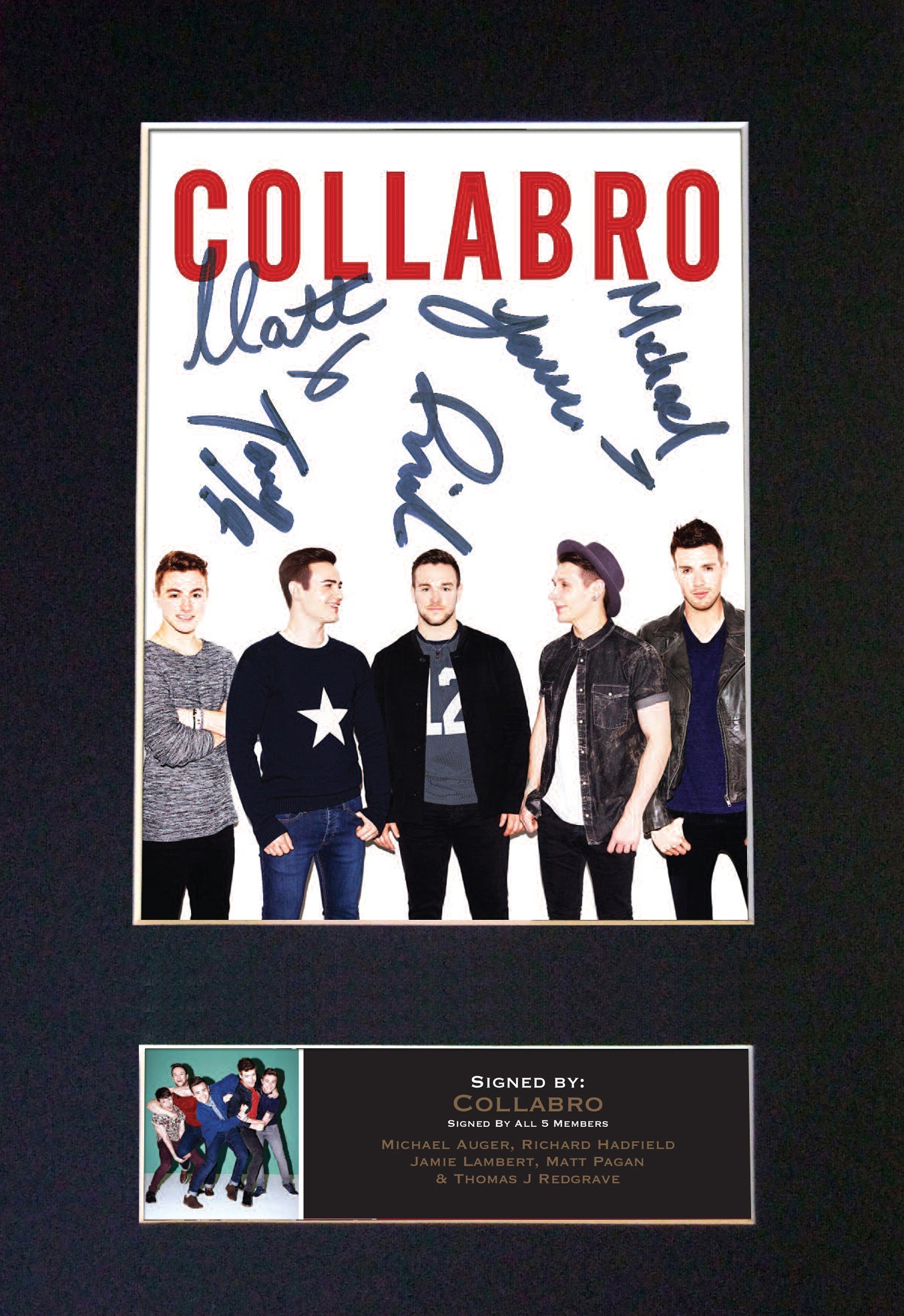 COLLABRO Quality Autograph Mounted Signed Photo Repro Print A4 511