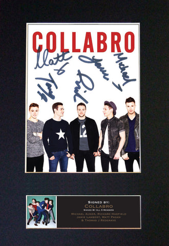 COLLABRO Quality Autograph Mounted Signed Photo Repro Print A4 511