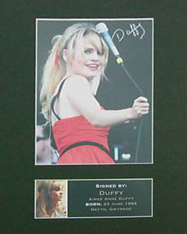 DUFFY Signed Autograph Mounted Photo Repro A4 PRINT 227