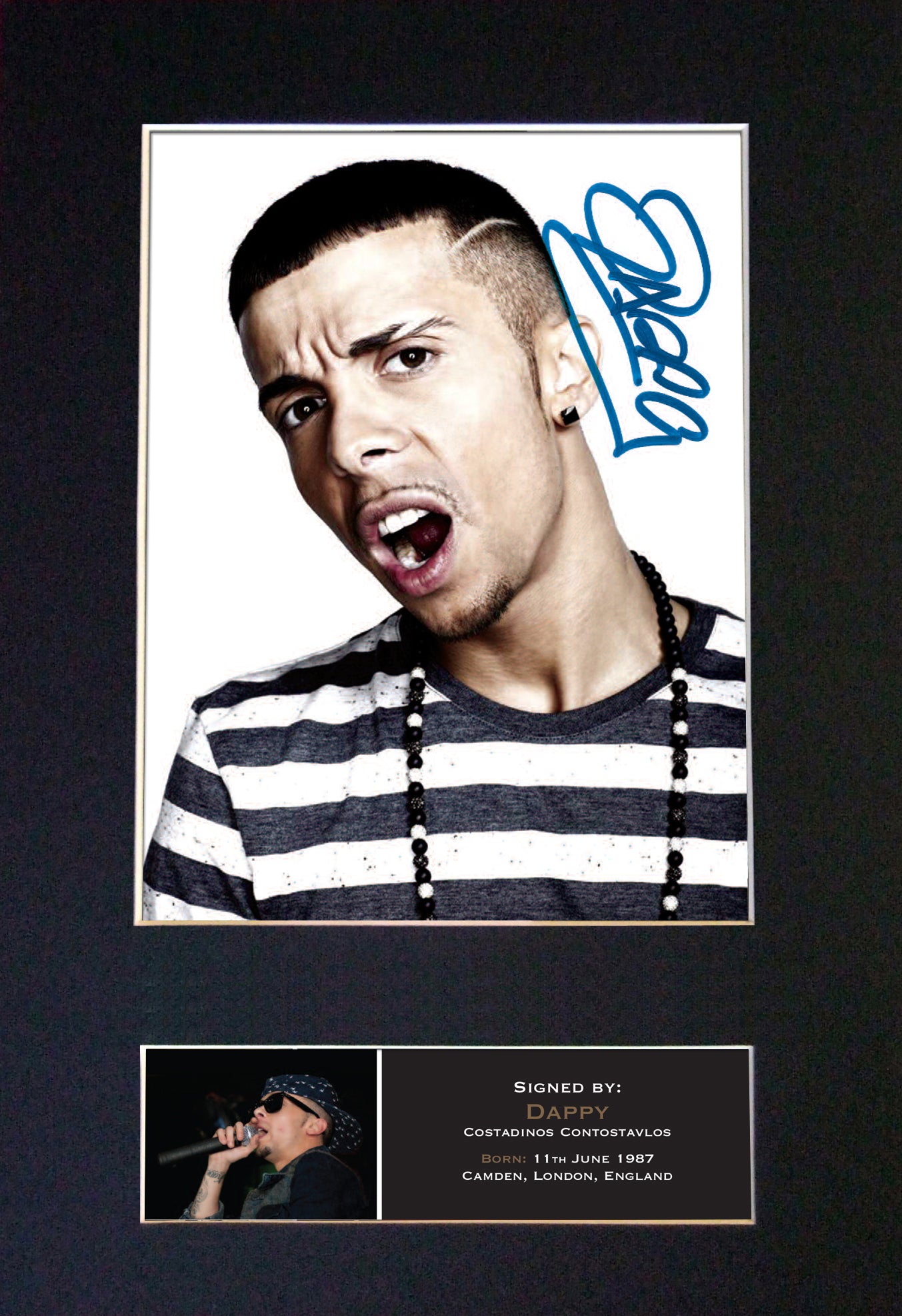 DAPPY Signed Autograph Quality Mounted Photo Repro A4 Print 443