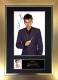 David Tennant Signed Autograph Quality Mounted Photo Repro A4 Print 335