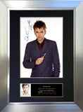 David Tennant Signed Autograph Quality Mounted Photo Repro A4 Print 335