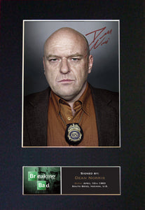 DEAN NORRIS Breaking Bad Signed Autograph Mounted Photo Repro A4 Print 429