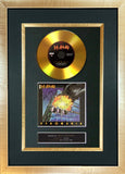 # Def Leppard - Pyromania GOLD DISC Album Signed Autograph Mounted Repro