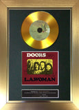 #145 The Doors - LA Woman GOLD DISC Signed Autograph Mounted Repro A4