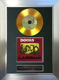 #145 The Doors - LA Woman GOLD DISC Signed Autograph Mounted Repro A4