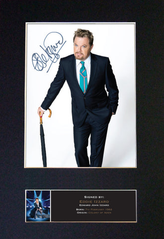 EDDIE IZZARD Quality Autograph Mounted Photo Repro A4 Print 483