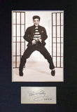 ELVIS PRESLEY JAIL HOUSE ROCK Autograph Mounted Photo Reproduction PRINT A4 409