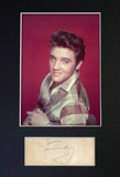ELVIS PRESLEY Mounted Signed Photo Reproduction Autograph Print A4 70