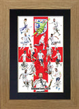 #855 England Euro 2020 Autograph Signature Print
