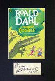 ROALD DAHL The Enormous Crocodile Book Cover Autograph Signed A4 Print 681