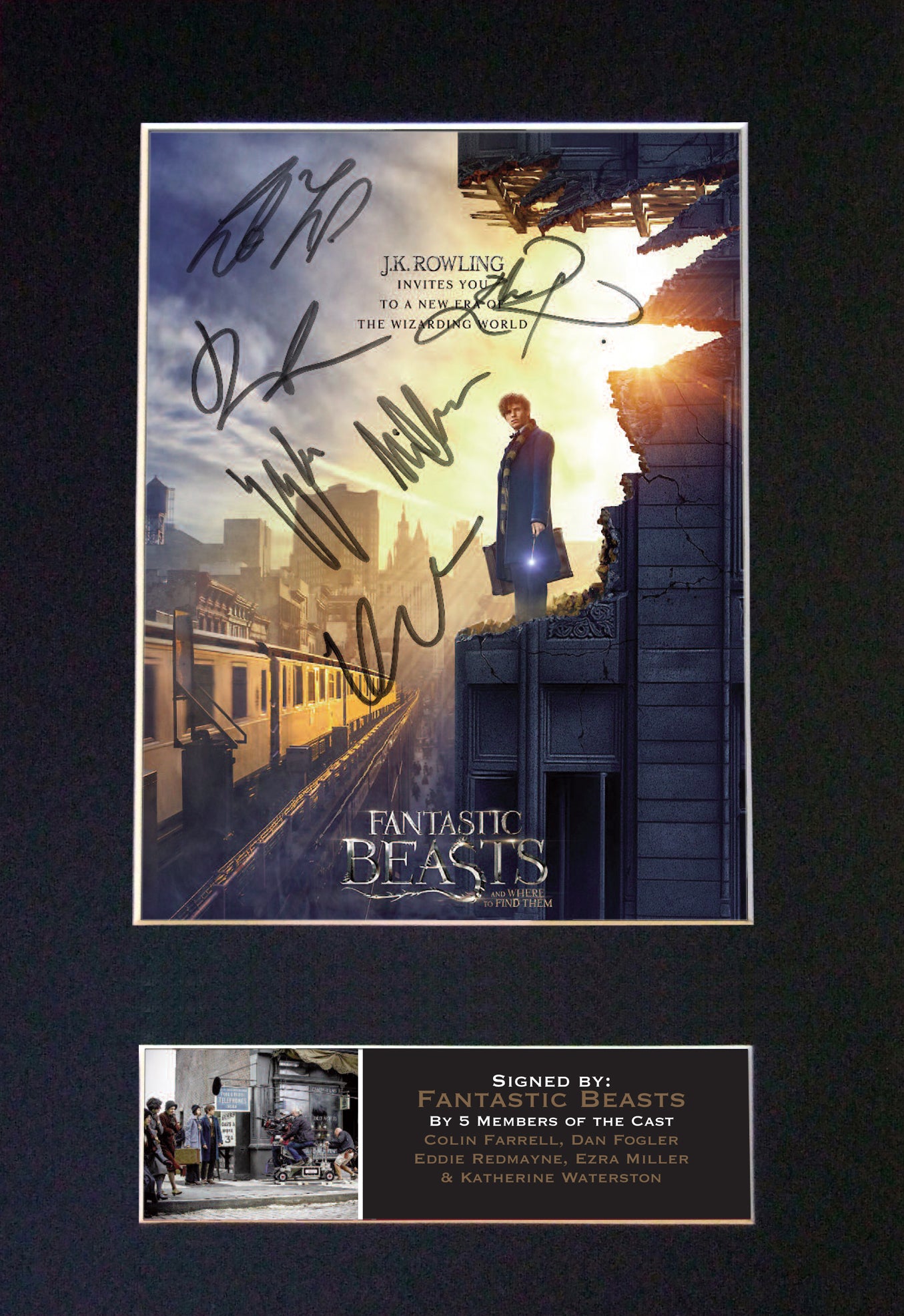 FANTASTIC BEASTS Movie Poster Signed Autograph Mounted Photo Repro A4 Print 639