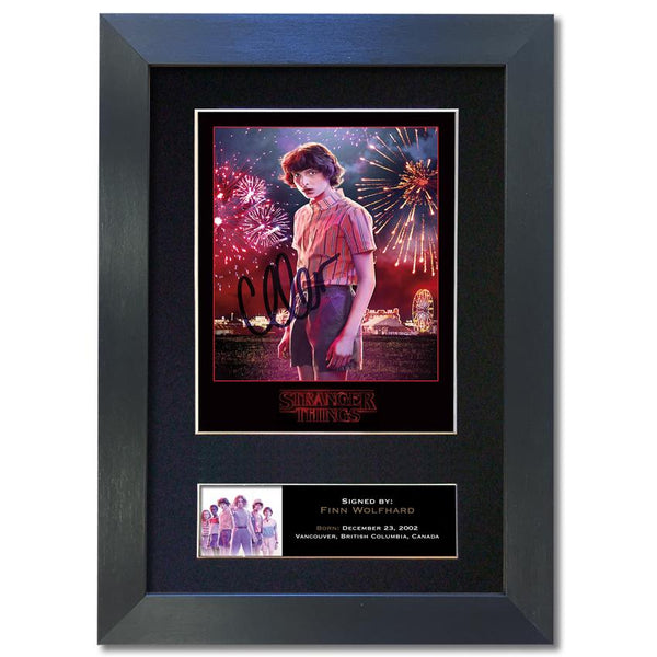 STRANGER THINGS Finn Wolfhard Autograph Mounted Signed Photo RePrint #828