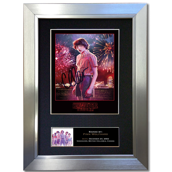 STRANGER THINGS Finn Wolfhard Autograph Mounted Signed Photo RePrint #828