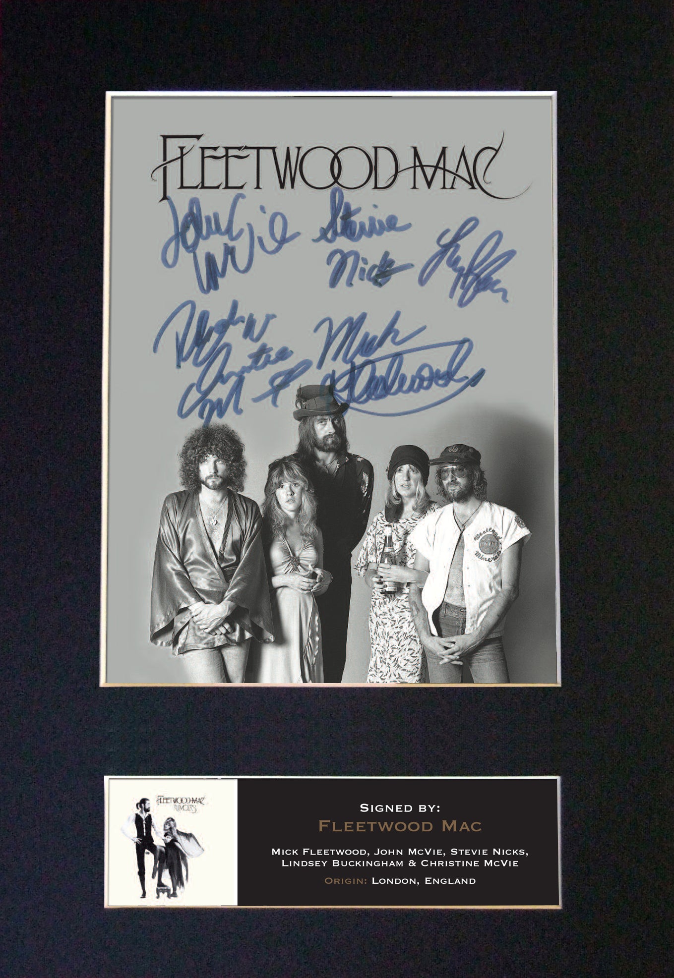 FLEETWOOD MAC Quality Autograph Mounted Photo Repro A4 Print 487
