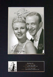 FRED ASTAIRE & GINGER ROGERS Signed Autograph Mounted Photo Repro A4 Print 599