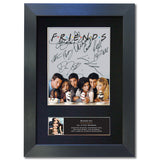FRIENDS CAST SIGNED POSTER TV SHOW SERIES SEASON PRINT PHOTO AUTOGRAPH GIFT #819
