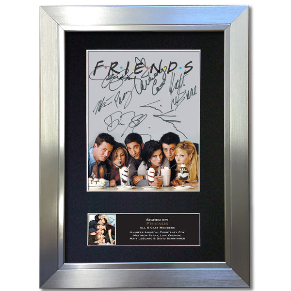 FRIENDS CAST SIGNED POSTER TV SHOW SERIES SEASON PRINT PHOTO AUTOGRAPH GIFT #819