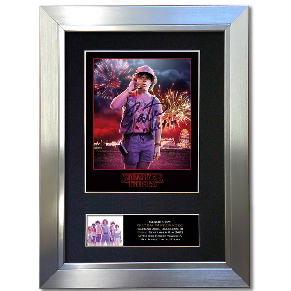 STRANGER THINGS Gaten Matarazzo Autograph Mounted Signed Photo RePrint #829