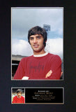 GEORGE BEST Signed Autograph Mounted Photo Reproduction PRINT A4 140