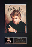 #2 GEORGE MICHAEL Memorial Signed Autograph Mounted Photo Repro PRINT A4 651