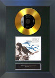 #124 Bruce Springsteen GOLD DISC Cd Single Album Signed Autograph Mounted Re-Print