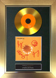 #83 Coldplay - Yellow GOLD DISC Cd Album Signed Autograph Mounted Print