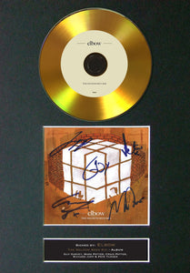 #120 Elbow - The Seldom Seen Kid GOLD DISC Cd Album Signed Autograph Mounted Print