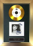 #93 Kate Bush - The Whole Story GOLD DISC Cd Album Signed Autograph Mounted Print