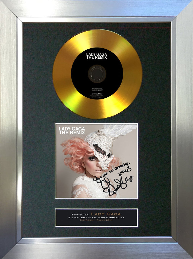 87 Lady Gaga - The Remix Gold CD – The Autograph Gallery