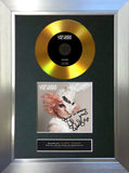 #87 Lady Gaga - The Remix GOLD DISC Cd Album Signed Autograph Mounted Print