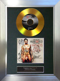 #122 Maroon 5 - Hands All Over GOLD DISC Cd Album Signed Autograph Mounted Print