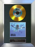#81 Nirvana - Nevermind GOLD DISC Cd Album Signed Autograph Mounted Print