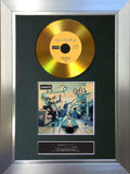 #114 Oasis - Definitely Maybe GOLD DISC Cd Album Signed Autograph Mounted Print