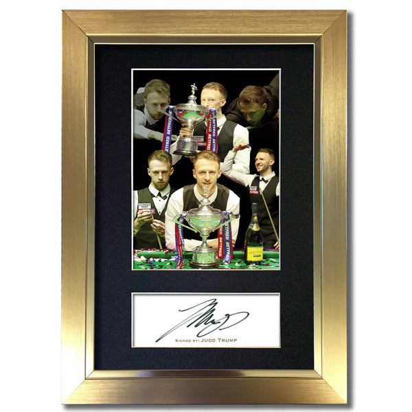JUDD TRUMP Signed Pre Printed Autograph Quality Photo Gift For a Snooker Fan 847
