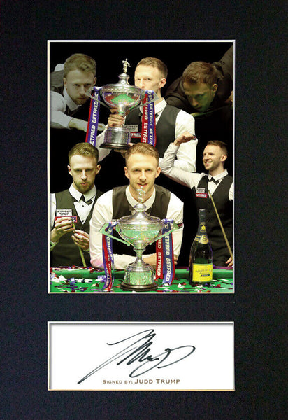 JUDD TRUMP Signed Pre Printed Autograph Quality Photo Gift For a Snooker Fan 847