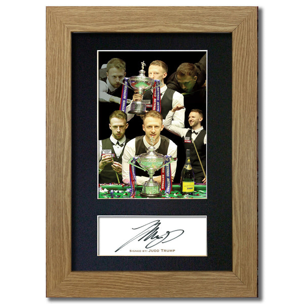JUDD TRUMP Signed Pre Printed Autograph Quality Photo Gift For a Snooker Fan 847