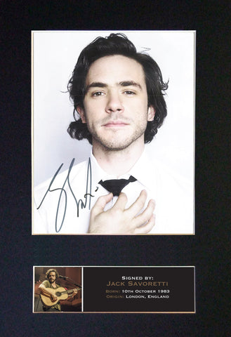 JACK SAVORETTI Quality Autograph Mounted Signed Photo Reproduction Print A4 704