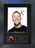 James Hetfield Signed Autograph Quality Mounted Photo Repro A4 Print 473