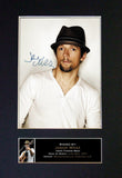 JASON MRAZ Mounted Signed Photo Reproduction Autograph Print A4 300