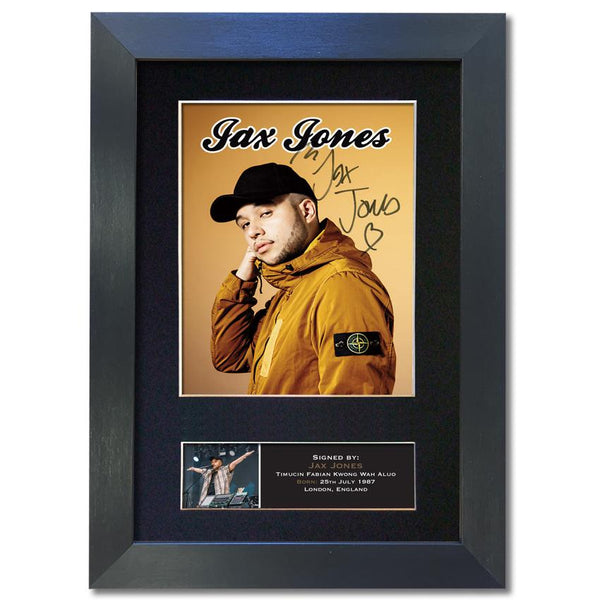 JAX JONES Photo Autograph Mounted Repro Signed HIGH QUALITY Print 821