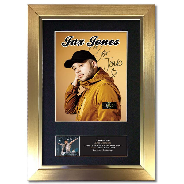 JAX JONES Photo Autograph Mounted Repro Signed HIGH QUALITY Print 821