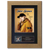 JAX JONES Photo Autograph Mounted Repro Signed HIGH QUALITY Print 821