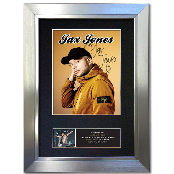 JAX JONES Photo Autograph Mounted Repro Signed HIGH QUALITY Print 821